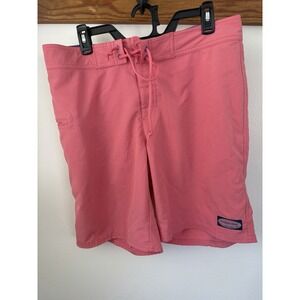 Vineyard Vines Men's Swim Trunks Shorts Size 32 Coral Orange Tie Front